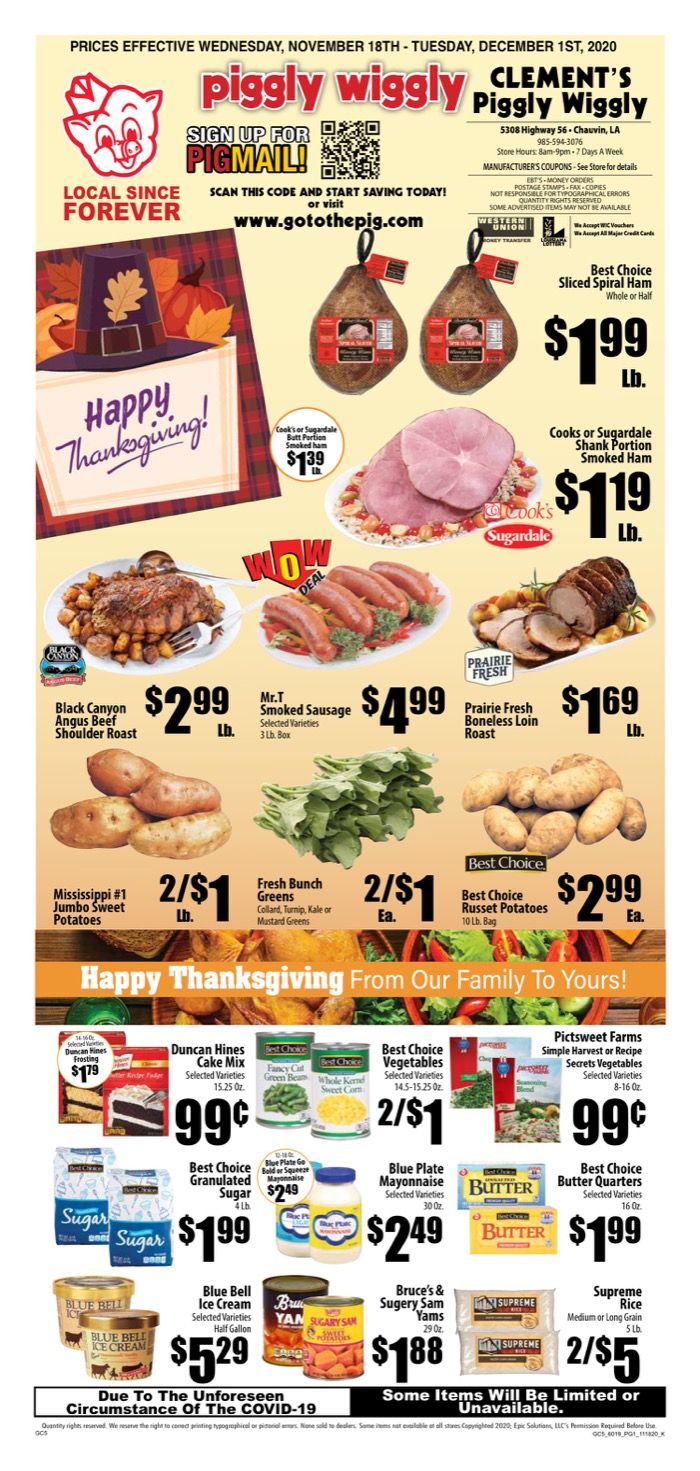 piggly wiggly sales flyer