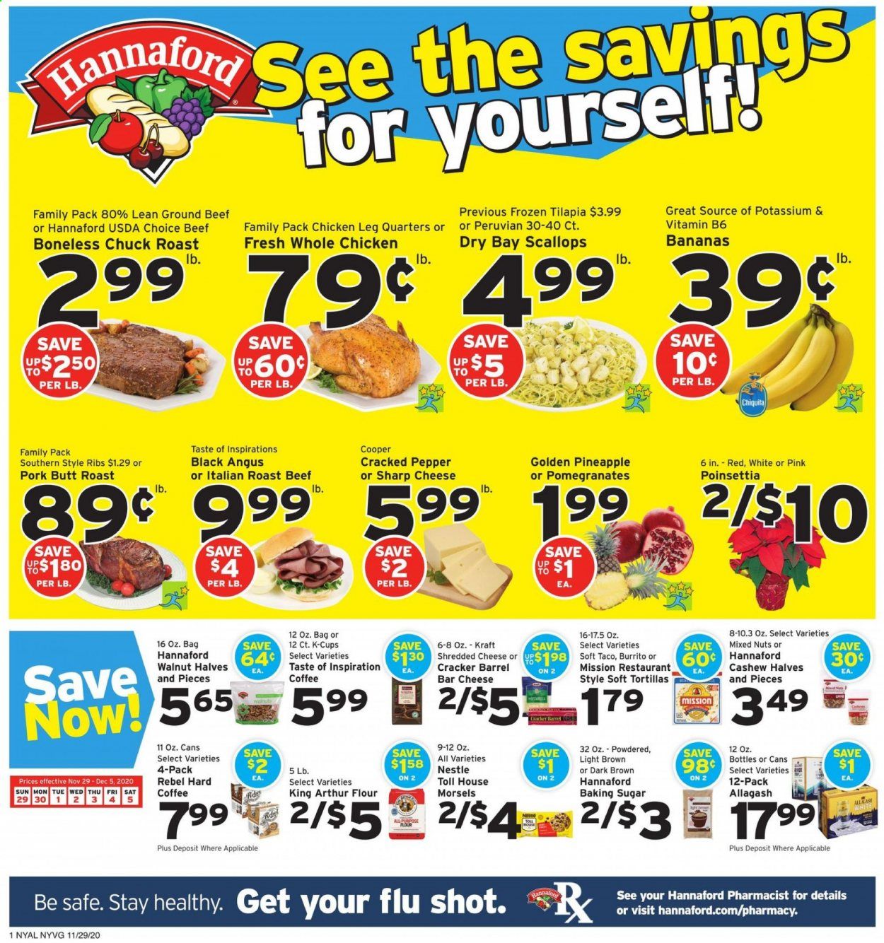 Hannaford (NY) Weekly Ad Flyer November 29 to December 5
