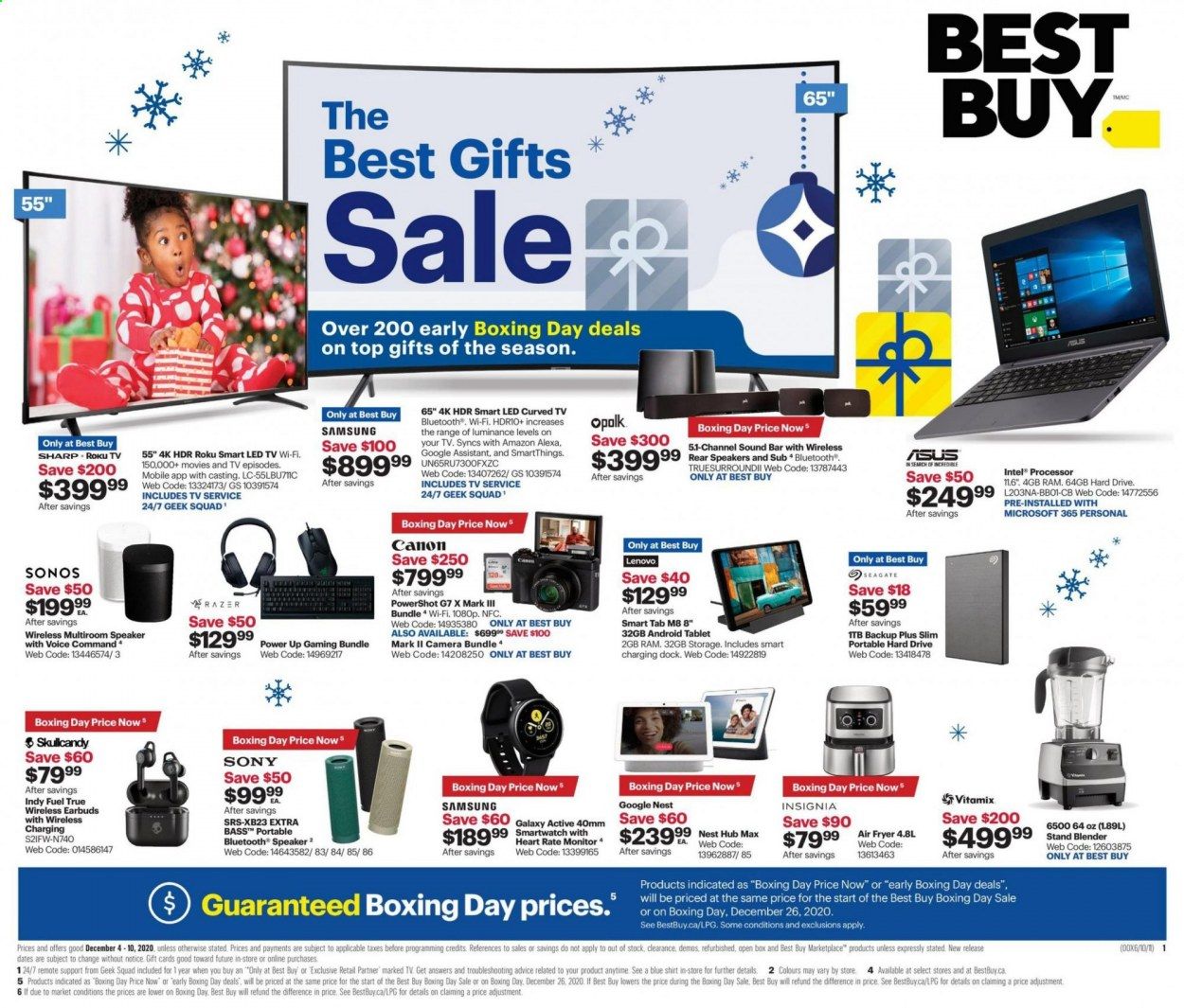 Best Buy Weekly Ad Flyer December 4 to December 10